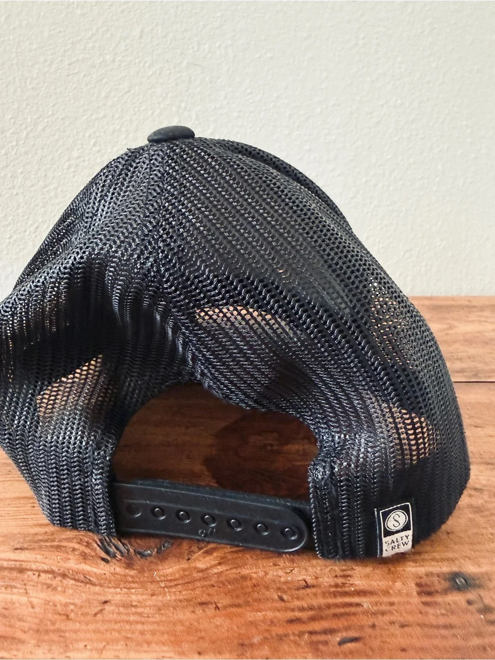 Salty Crew Black SnapBack Stealth Trucker Mesh Back Hat